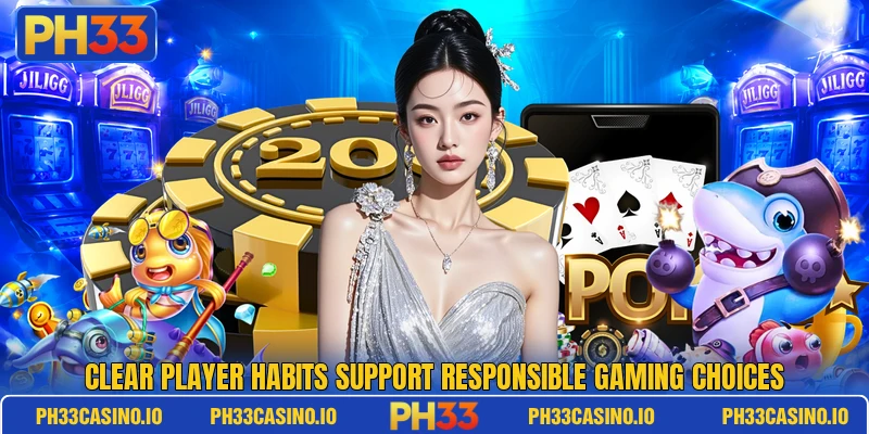 Clear player habits support responsible gaming choices