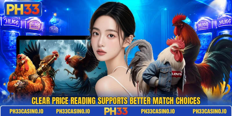 Clear price reading supports better match choices