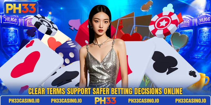 Clear terms support safer betting decisions online