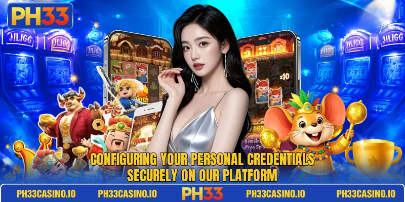 Configuring your personal credentials securely on our platform