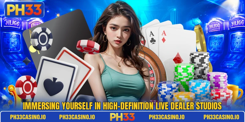 Immersing yourself in high-definition live dealer studios