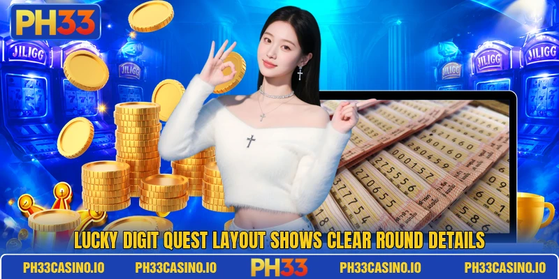 Lucky Digit Quest layout shows clear round details Lucky Digit Quest layout shows clear round details