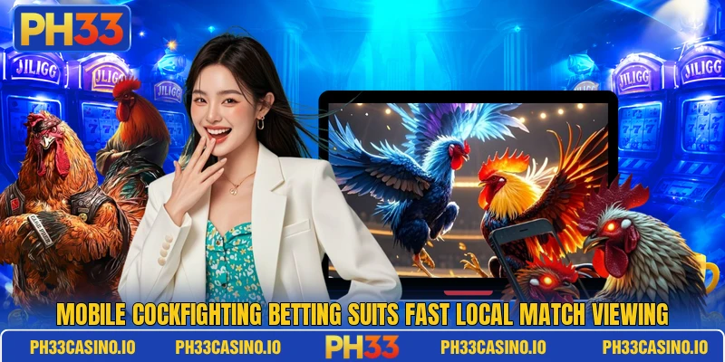 Mobile cockfighting betting suits fast local match viewing Mobile cockfighting betting suits fast local match viewing