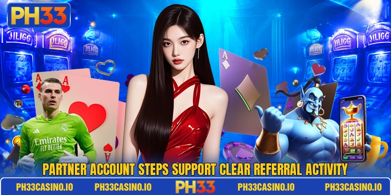 Partner account steps support clear referral activity