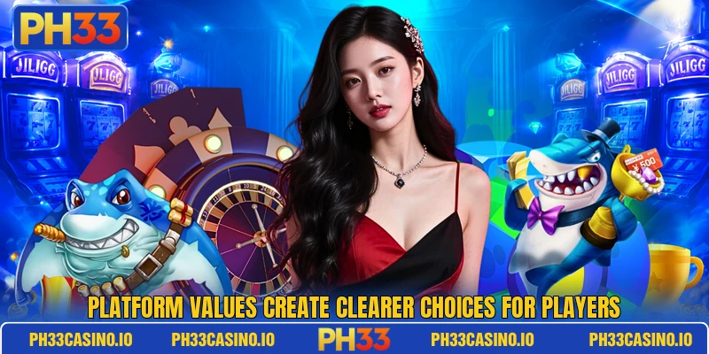 Platform values create clearer choices for players