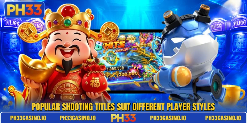 Popular shooting titles suit different player styles Popular shooting titles suit different player styles