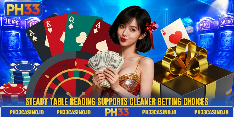 Steady table reading supports cleaner betting choices Steady table reading supports cleaner betting choices